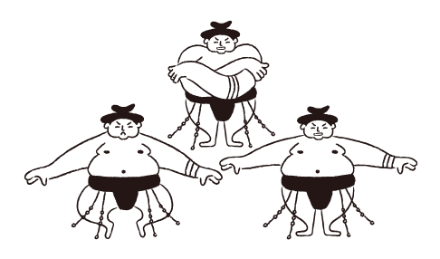 相撲大会の力士